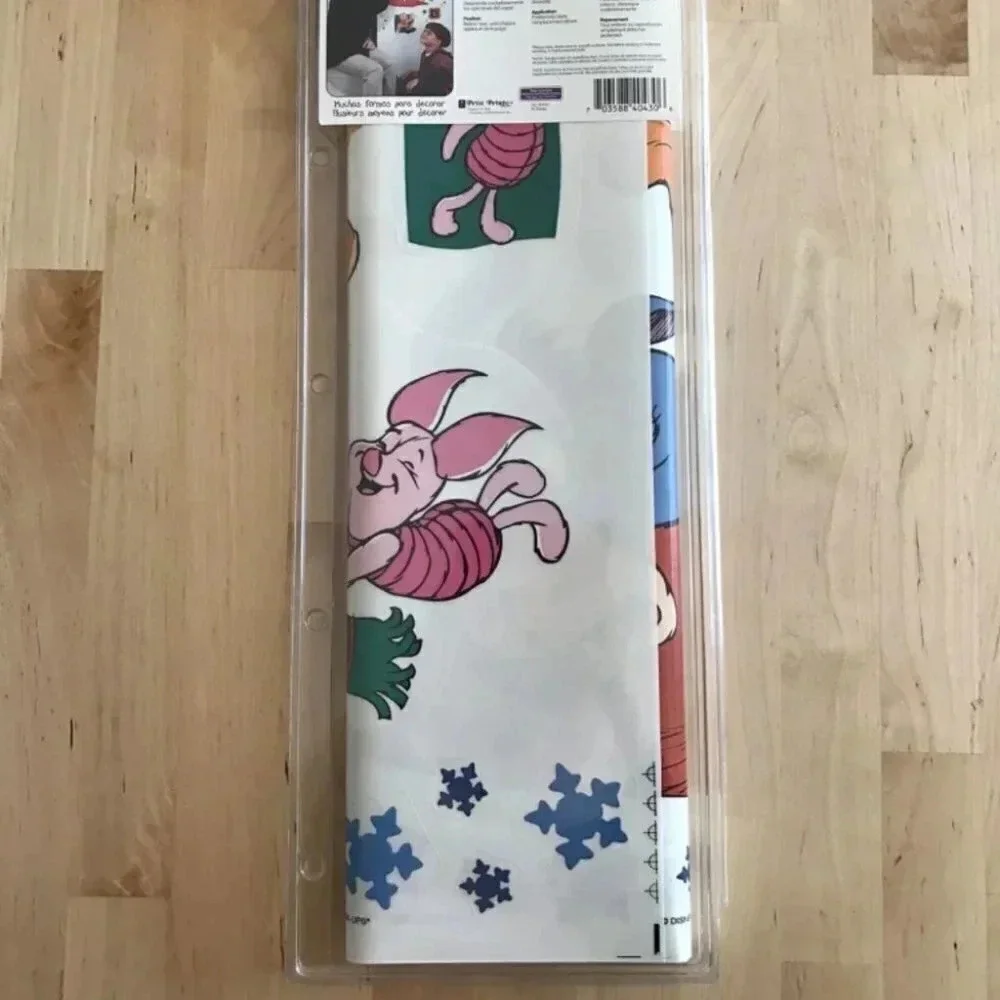 Jumbo Pooh Winter Pre-Cut Reusable Wall Stick Ups